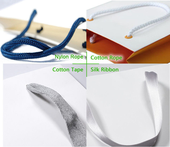 Business Eco Friendly Paper Shopping Bags Imprinted With Handle Shopping Bags