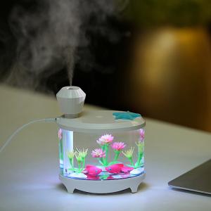 Wholesale Fish Tank USB Aroma Essential Oil Diffuser Air Mist Humidifier Aromatherapy with Night Light from china suppliers