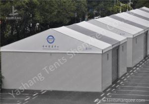 Wholesale Aluminum Alloy Frame Outdoor Exhibition Tents with Hard Wall and Electric Shutter Door from china suppliers