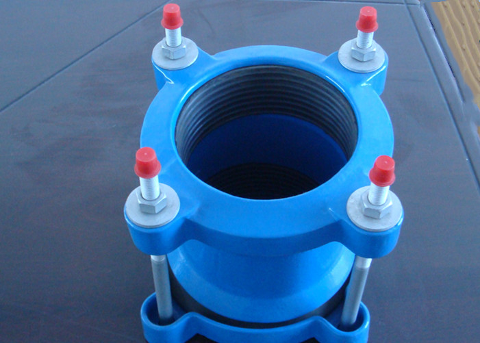 High Stiffness Ductile Iron Joints COUPLING Blue Ral5005 Weathering Resistance Iso2531 Standard