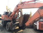 used hydraulic hitachi ex60wd/ex100wd wheel excavator for sale with low price