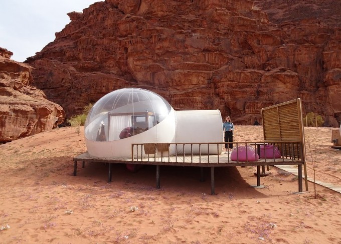 White PVC Clear Inflatable Tent Fireproof Waterproof Safe For Hotels Inflatable Bubble Camping Tent