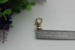 Bag accessories parts zinc alloy round 10 mm small claw snap hook clip for metal