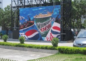 Wholesale Ultra Slim Large Outdoor LED Display Screens Full Color RGB Waterproof 2R1G1B from china suppliers