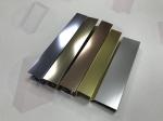 Polishing Surface Alloy 6463 Aluminium Shower Profiles Silver Gold And Champange