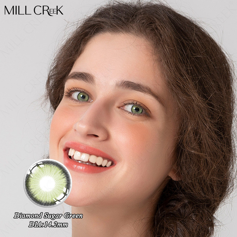Super Natural Pixie Jade Green Contact Lens Enhancer For Makeup Cosplay
