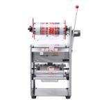 300W 300 Pcs/H Manual Tray Sealing Machine Roll Film Packaging