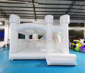 Wholesale White Wedding Jumping Castle Commercial Bounce House Combo from china suppliers