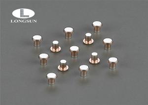 Wholesale Silver Electric Contacts AgNi / Silver Nickle Contact Points For Mini Circuit Breaker from china suppliers