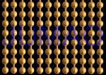 Pumpkin Shape Stainless Steel Beaded Curtains , Hotel Ball Chain Room Divider