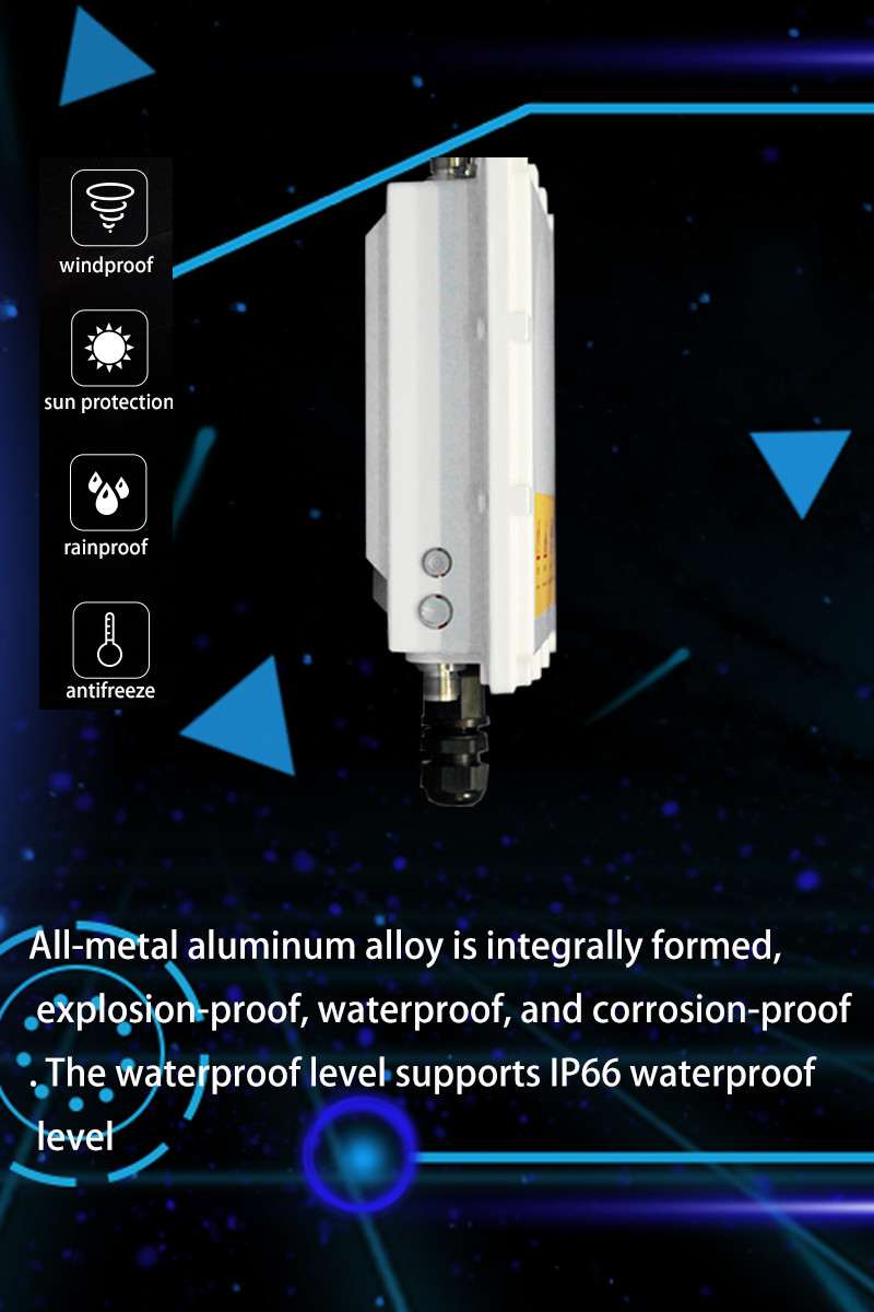 Waterproof Dual Band Wifi Router 5ghz Metal Housing Gigabit LAN Port