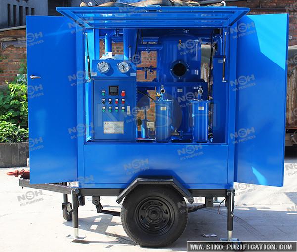 Weather Proof Cover Transformer Oil Dehydration Machine For Substation