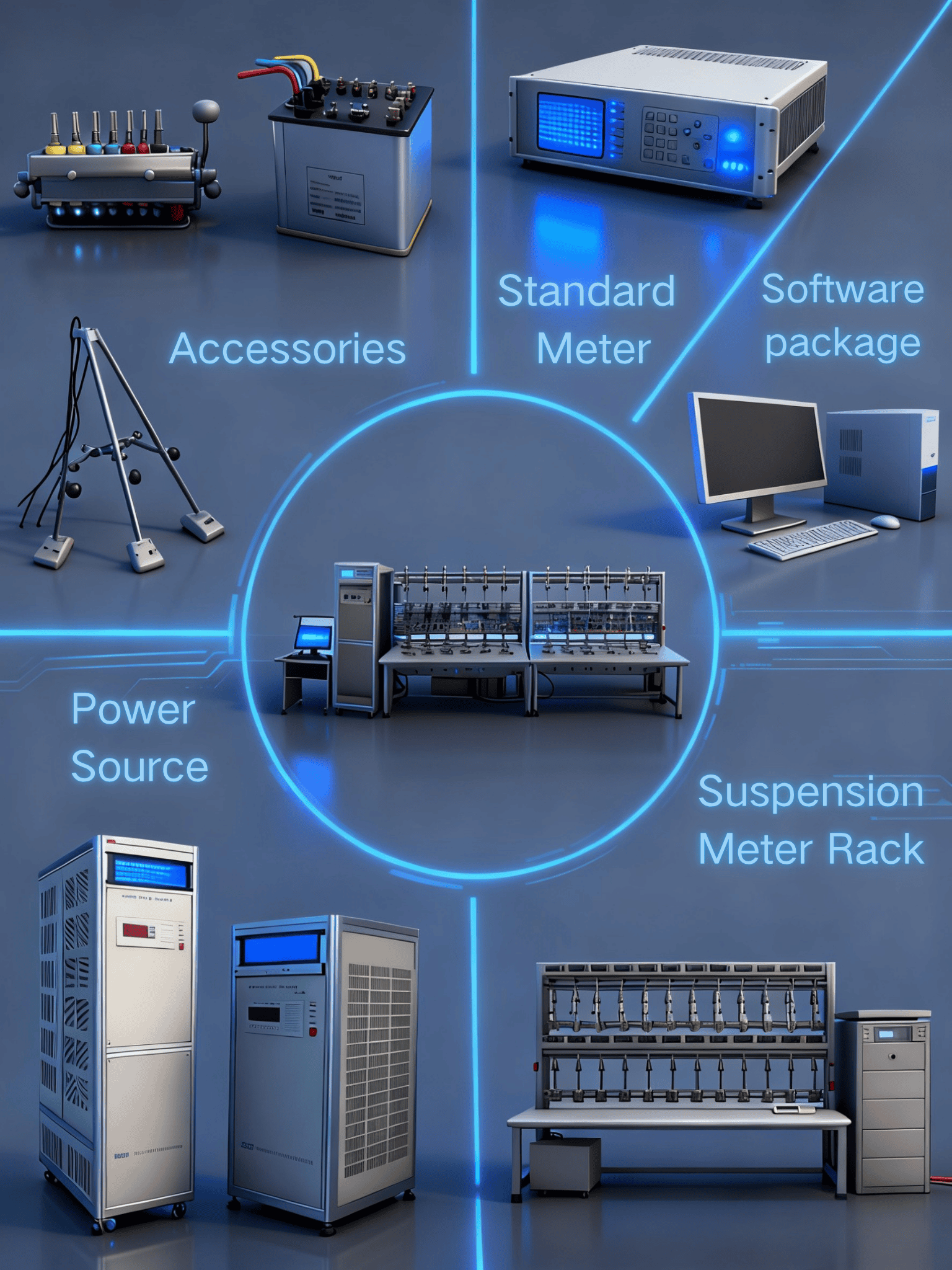 Intelligent Three-Phase Meter Calibration Platform