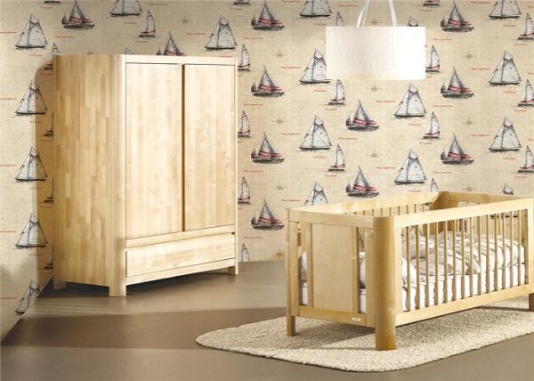 New Welcome Boat Design Interior PVC Contemporary Wall Coverings Natural Plant