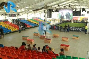 Wholesale rent company bleachers outdoor portable grandstand for outdoor or indoor use from china suppliers