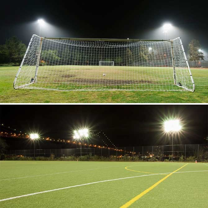 3000K Led Floodlights Sports Field 200 Watt Outdoor Floodlights For Football