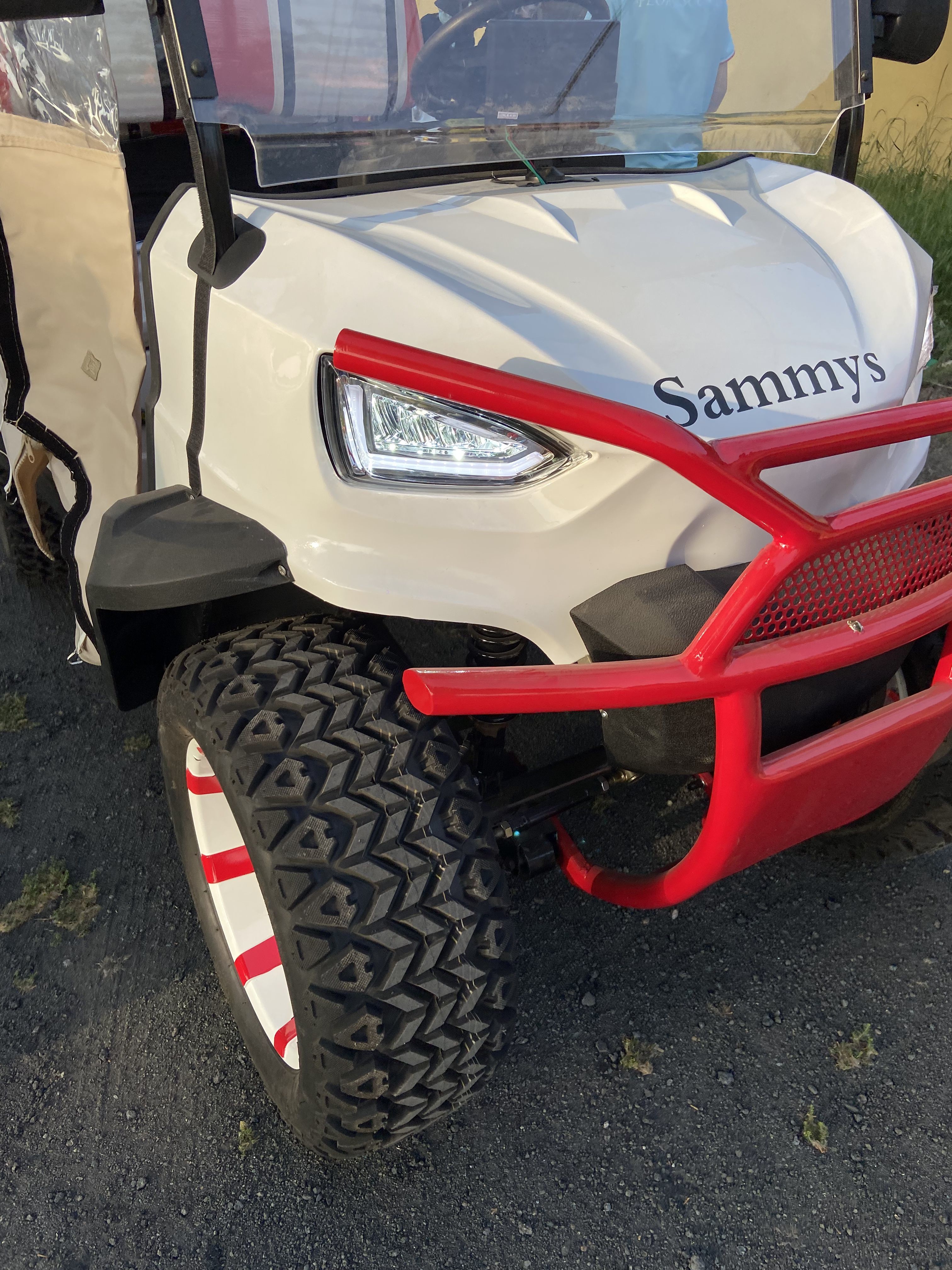 Lead-acid Battery Operated 4 Passenger Customized Off Road Electric Golf Cart