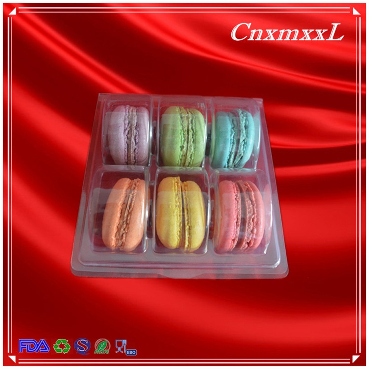 6 Tier Acrylic Macaron Stand 30.5x30.5x27cm Macaron Cake Tower Stand