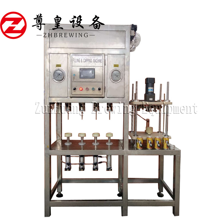 High Speed Beer Can Filling Machine , Beverage / Tin Can Filling Machine