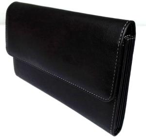 Wholesale Minimalist Black Passport And Ticket Holder Travel Wallet PU Material Made from china suppliers