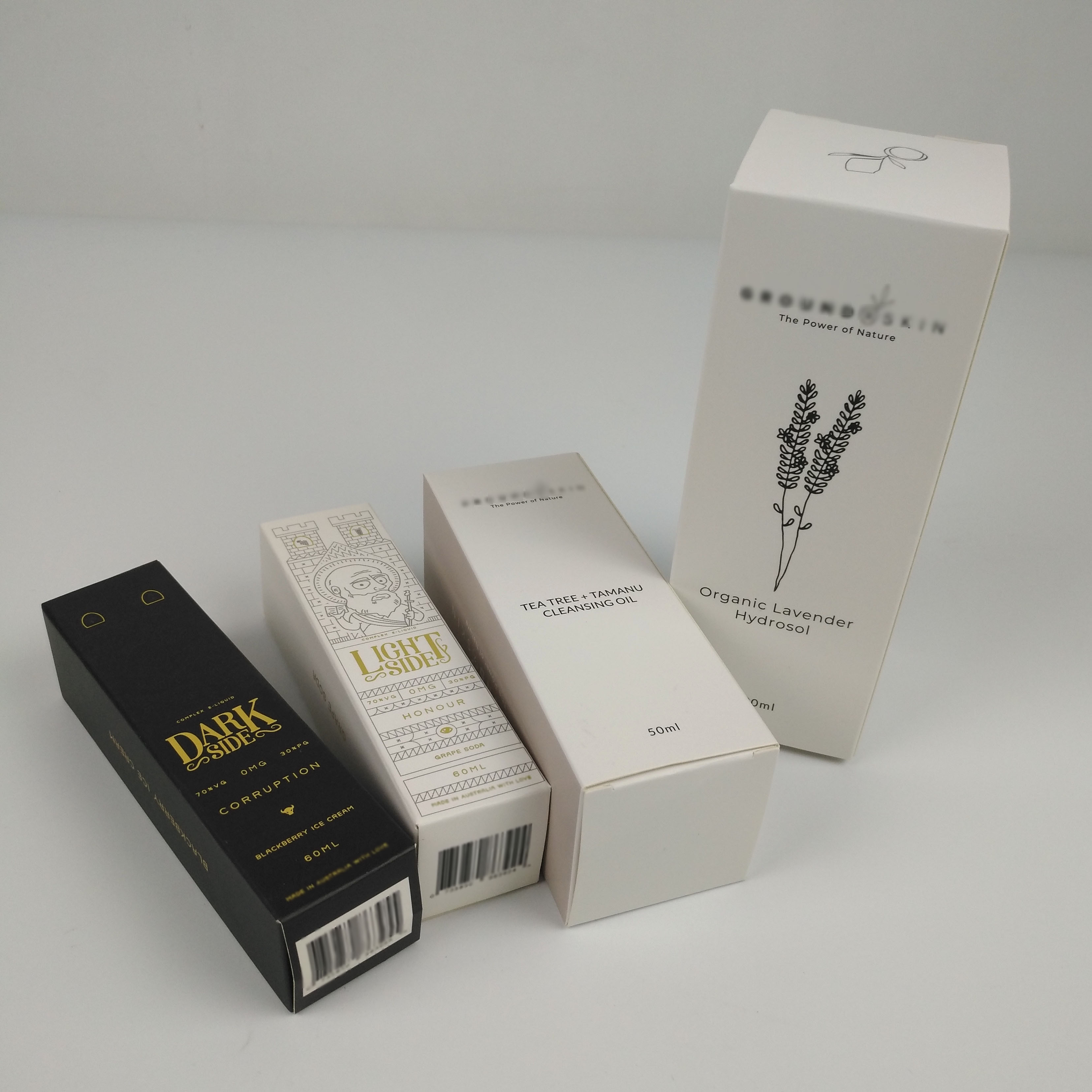Countertop Tear Away Display Box Packaging White Cardboard Display Boxes