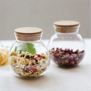 Wholesale Glassware Candy Jar Glass Coffee Tea Jar Kitchenware Storage Jar Glass Cookie Jar from china suppliers