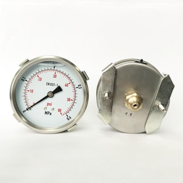 Stainless Steel 60 Psi Pressure Gauge 3 Inches 3/8 NPT Oil Pressure Gauge