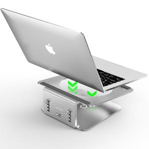 Wholesale 17.3 inch Grey Adjustable Rotatable Laptop Stand 147mm Height from china suppliers