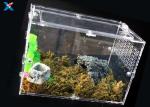 Professional Acrylic Reptile Box , Pet Plexiglass Storage Box ROHS Certified
