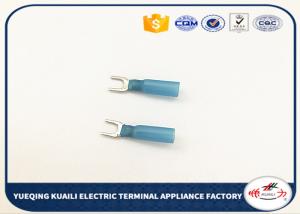Wholesale Blue 16-14 AWG Heat Shrink fork terminal connectors Waterproof Terminals from china suppliers