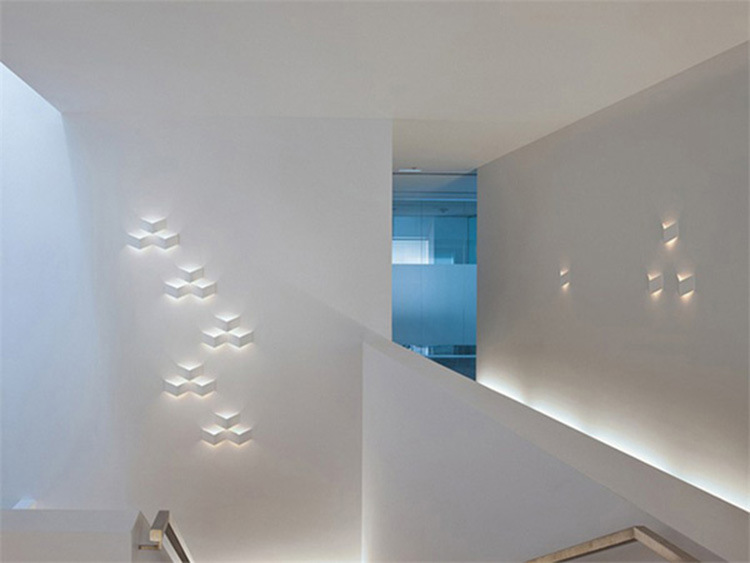Modern Creative geometry Wall Lamp Bedroom Bedside Living Room Aisle three-Dimensional Wall Lamp(WH-OR-243)