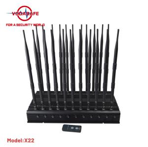 Wholesale Stationary 22 Bands Cell Phone Signal Jammer Sweep Jamming For GSM 3G 4G 5G from china suppliers