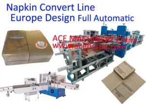 China Fully Automatic Non Woven Napkin Machine Production Line With Packaging Machine on sale