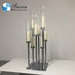 5 Arm Fireplace Antique Candle Candelabra For Christmas Silver Stick Candle