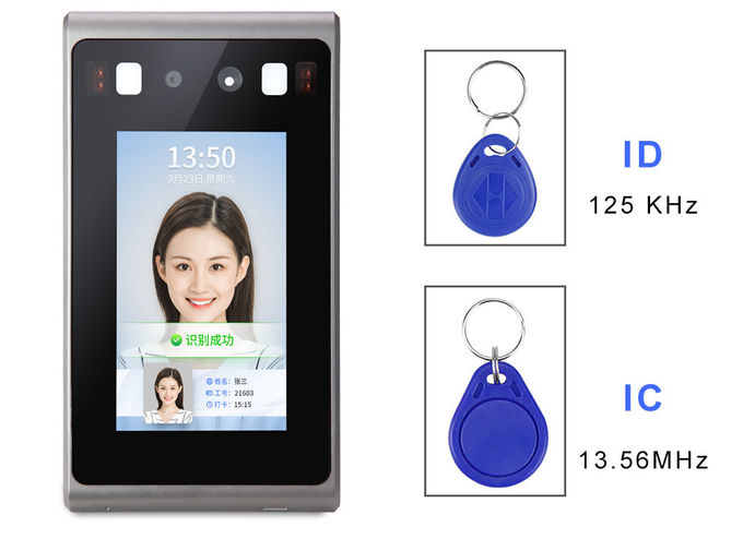 WDR Small Face Recognition Terminal Wireless Time Attendance Machine