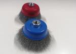 Rotary Blue Cup Stainless Steel Wire Cup Brush For Cleaning Welds