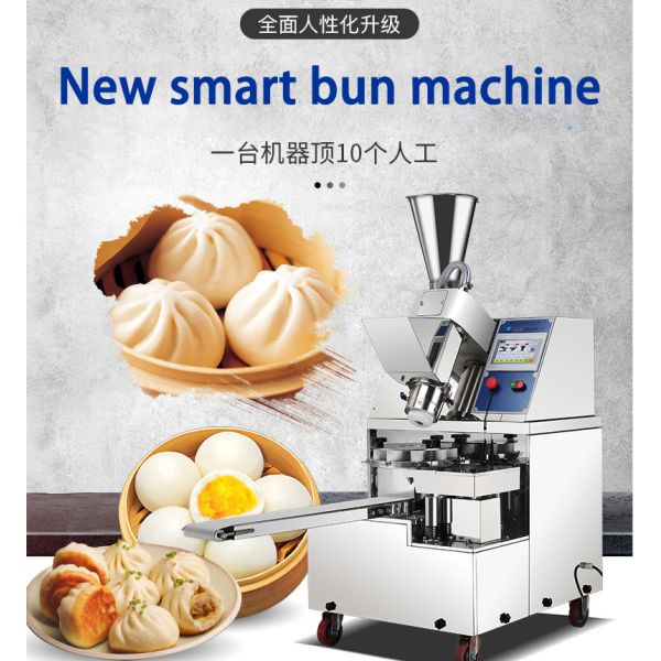 Automatic Steamed Stuffed Bun India Nepal Baozi Xlb Bau Momo Making Machine