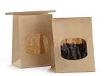 Waterproof bag with window - plastic film PP or PE transparent/semitransparent