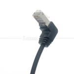 OEM STP UTP 90 Degree Right Angle RJ45 8P8C Male to RJ45 Female Socket Cat5e