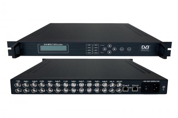 Quality 8IN1 MPEG-2 SD Encoder(8AV+1ASI) for sale