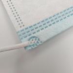 3 Ply Disposable Face Mask Non Woven Fabric For Medical Food And Beauty Industry
