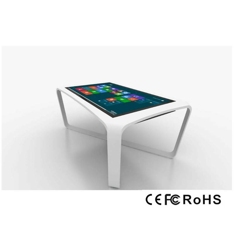 Floor Standing CE FCC LED 43inch Kiosk Display Interactive Touch Digital Signage Windows System For Business Advertising