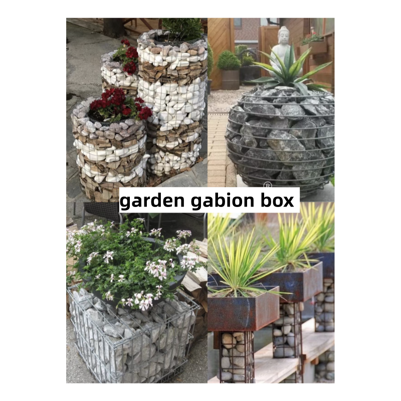 Corrosion Resistant Outdoor Landscape Wire Mesh Box for Retaining Wall Construction