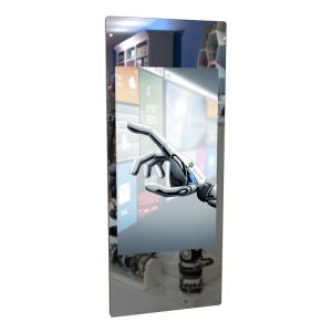 Wholesale Straight Edge High Contrast Smart Dressing Mirror 4K Smart Fitting Room Mirrors from china suppliers
