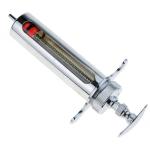 Copper 20ml Veterinary Metal Syringe 9.5cm Luer Lock Metal