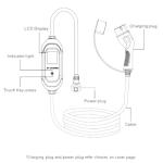 7Kw 32A Home EV Fast Charger Type2 Portable Charger For Electric Vehicles