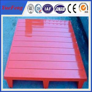 Wholesale Painting/powder coating red color aluminum alloy pallets, pallets for sale from china suppliers