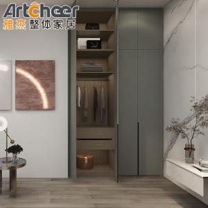 Wholesale Wooden Modern Open Combination Wardrobe for Clothes in Walk-in Closet Bedroom Furniture from china suppliers