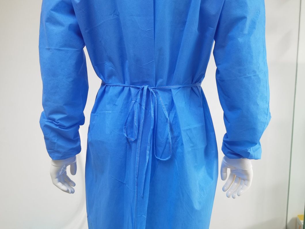 Visit Gown PPE Breathable Waterproof Wholesale Isolation Gown with AAMI Level1/2/3
