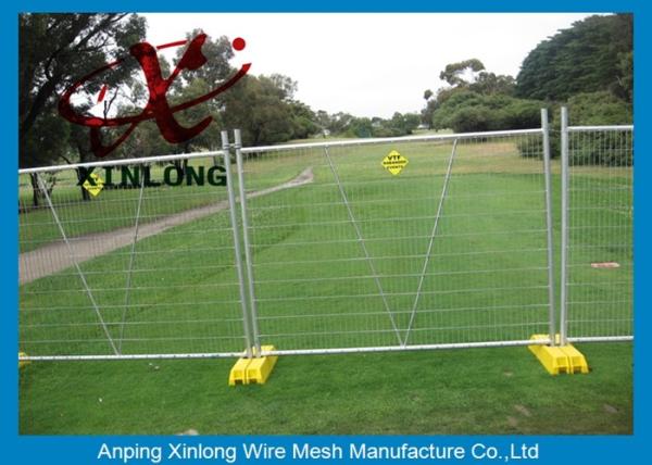Heavy Duty Temporary Fencing Panels / Galvanized Goat Farm Fence Metal Iron